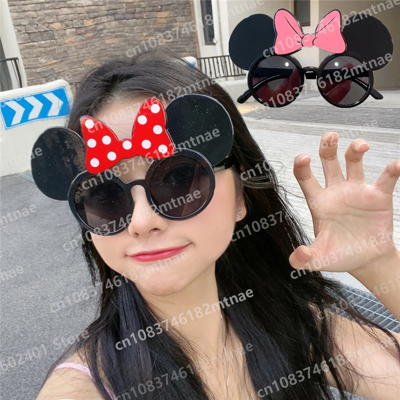 

Anime Minnie Sunglasses Cosplay Glasses Kids Mickey Flip Shape Glasses Boys and Girls Cute Glasses Frames Children's Gifts