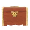 Letter Wooden Treasure Chest Kids Piggy Bank Coin Boxes Organizers Creative Child 1