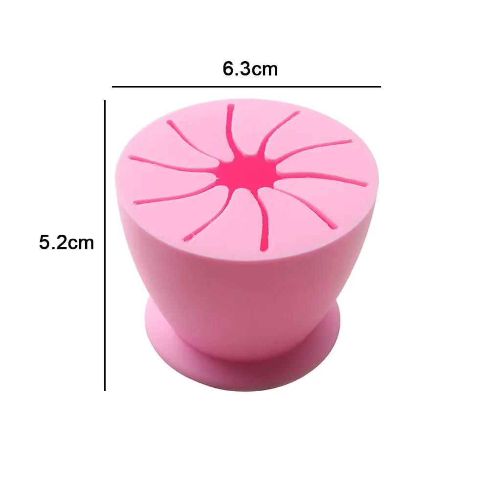 Silicone Desktop Garbage Collection Box Desktop Trash Can Trash Can Vinyl Scrap Collector With Suction Cup Silicone Storage Ball Waste Box