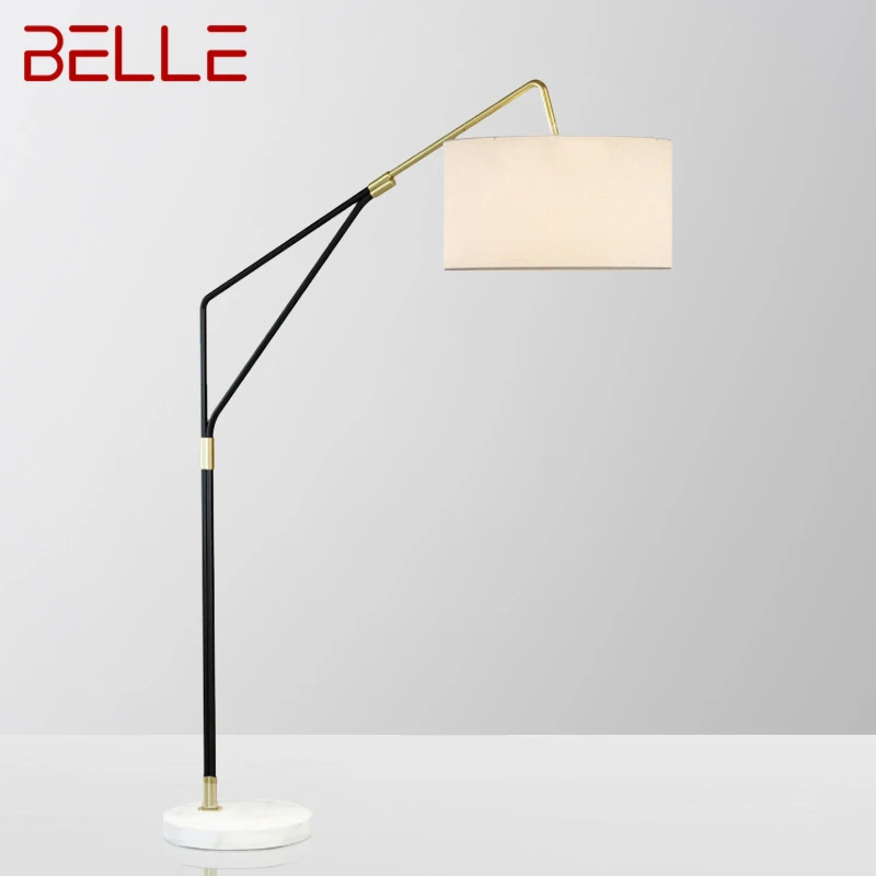 

BELLE Modern Fishing Floor Lamp Nordic Family Living Room Beside The Sofa Creative LED Decorative Standing Light