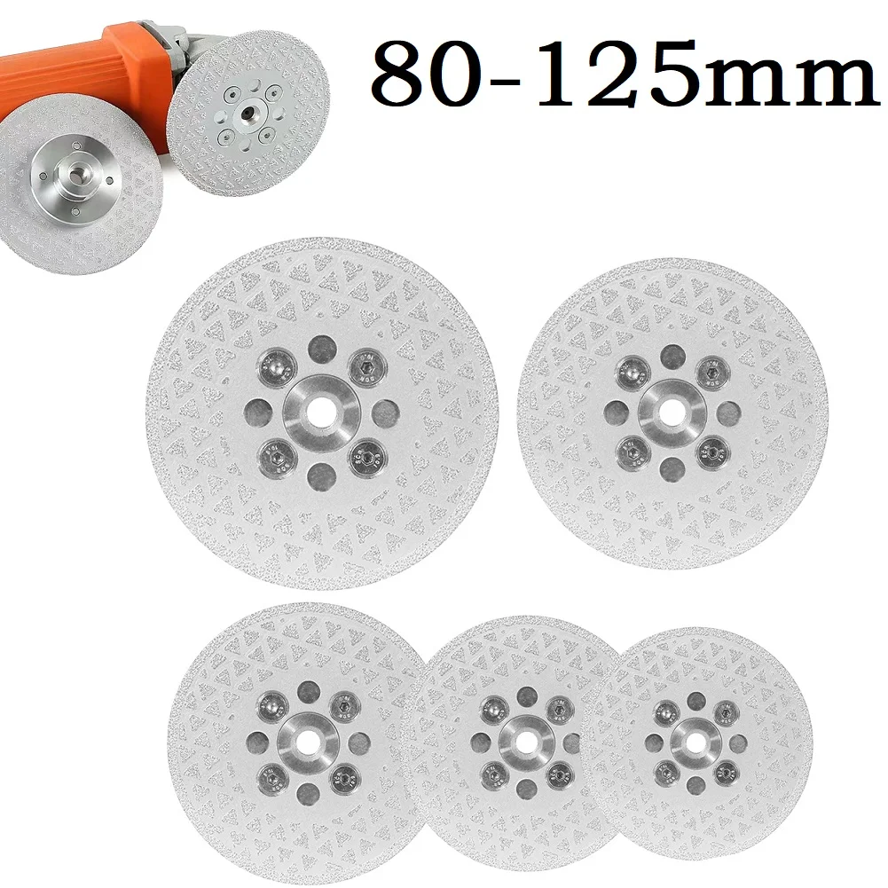 1PC 80-125mm M10 Diamond Grinding Wheel Cutting Blade Disc For Tile Granite Marble Double Side Coated Diamond Cutting Wheel