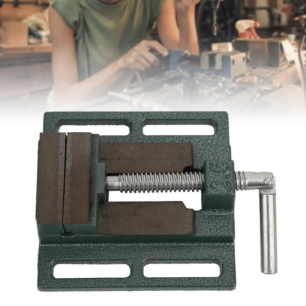 2.5in High Accuracy Drill Press Vise Milling Drilling Clamp Tool Workshop Accessories 2