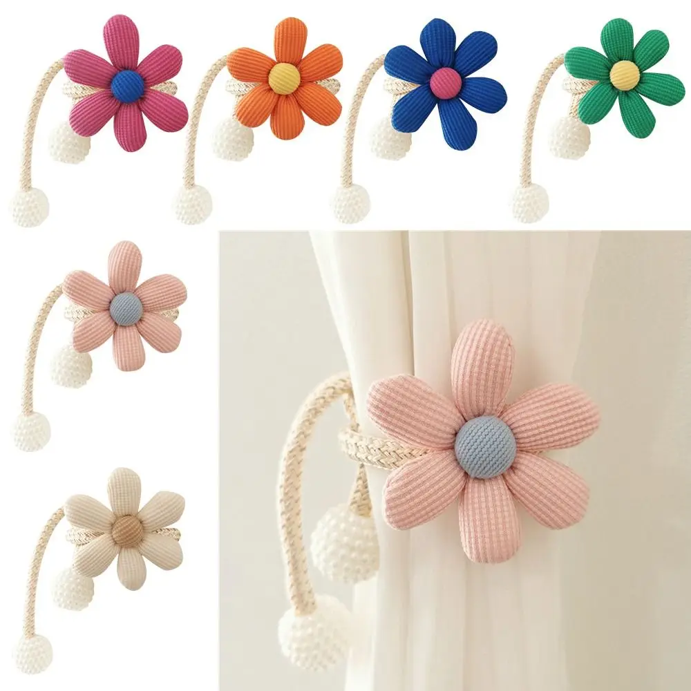 1PC Magnetic Buckle Curtain Buckle Clip Fashion Pearl clasp Flower Shape Window Curtain Buckles Tieback Home Decor curtain clips curtain fasteners curtain buckle curtain accessories curtain tiebacks
