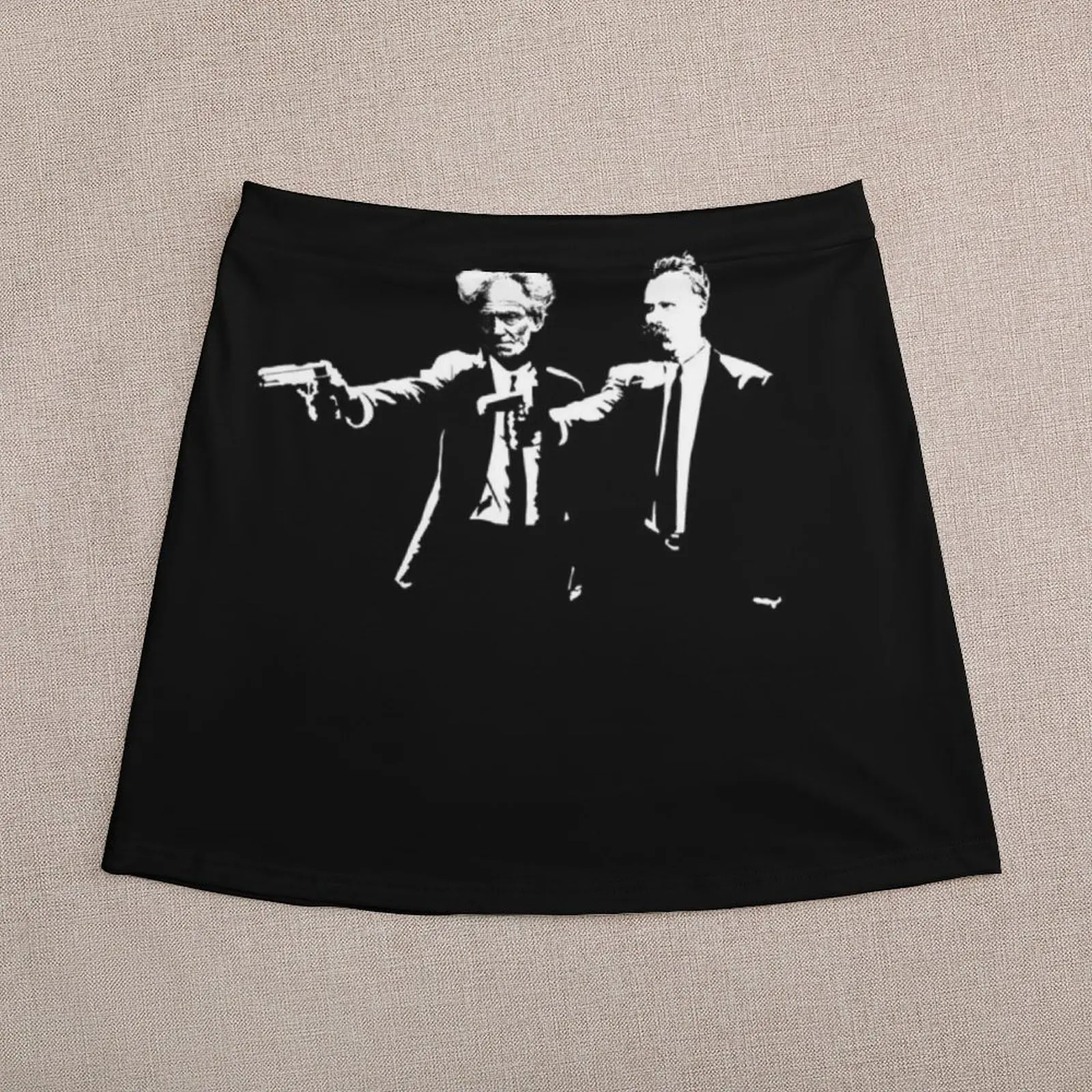 Schopenhauer and Nietzsche - Fun Philosophy Shirt Mini Skirt summer outfits for women 2023 Women's summer dress