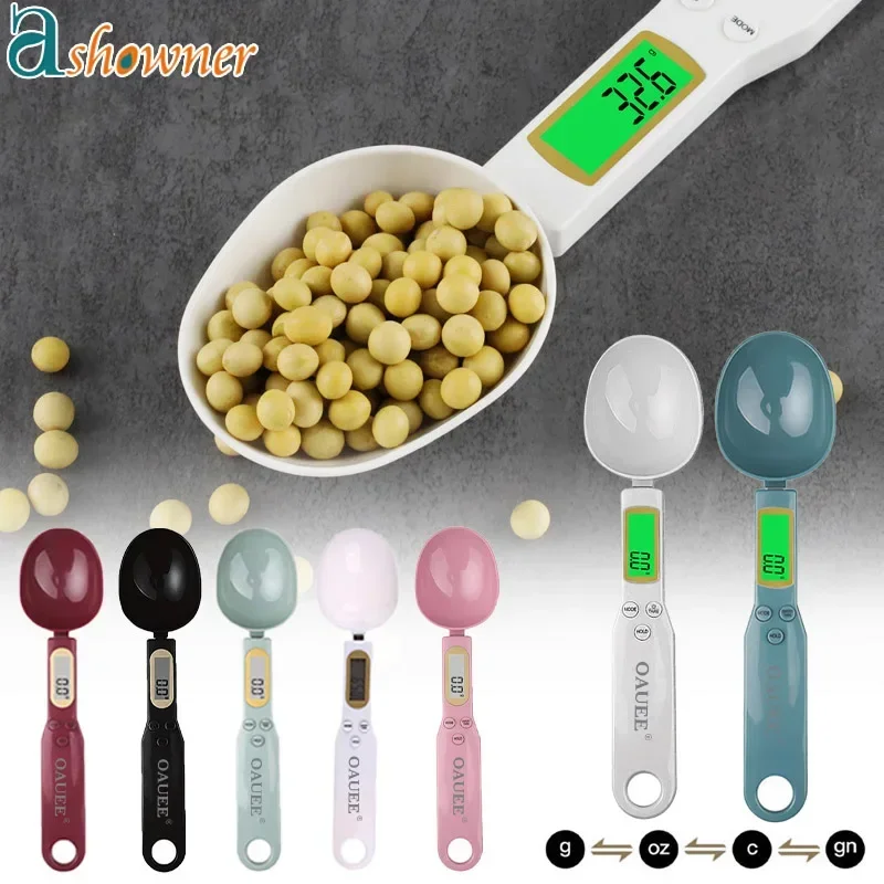 

Mini Spoon Scale Digital Kitchen Scale Electronic LCD Food Scale 0.1-500g Cooking Flour Coffee Powder Scale Weight Measure Spoon