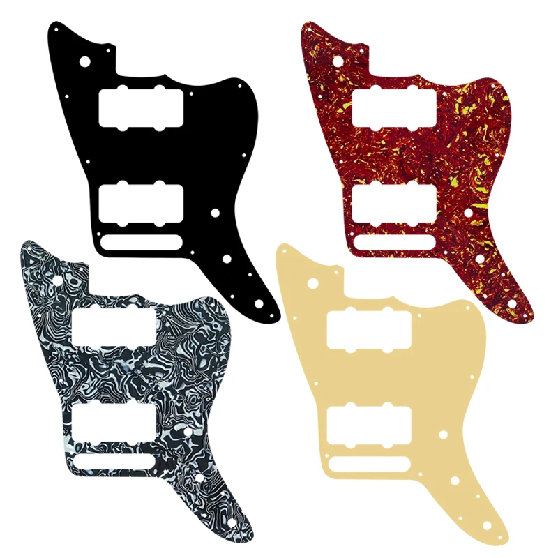 Fei Man Custom Guitar Parts-Per Us Fender American Special Jazz Master Guitar Pickguard Selezione Multicolore