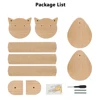 Cat Tree With Scratching Posts 2 Perches Platforms Wall Mounted Sisal Scratcher Hammock For Cats Kittens Climb Play Rest 6