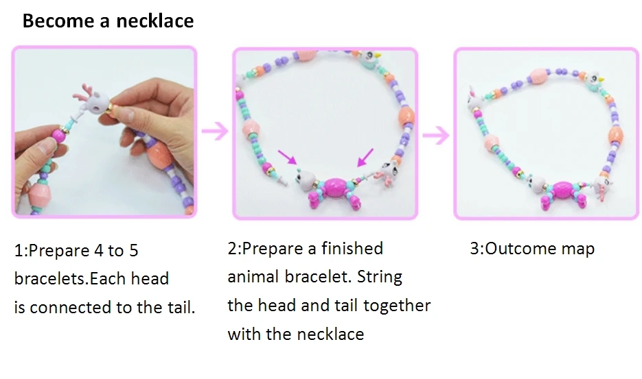 Diy Cute Magic Animal Bracelets