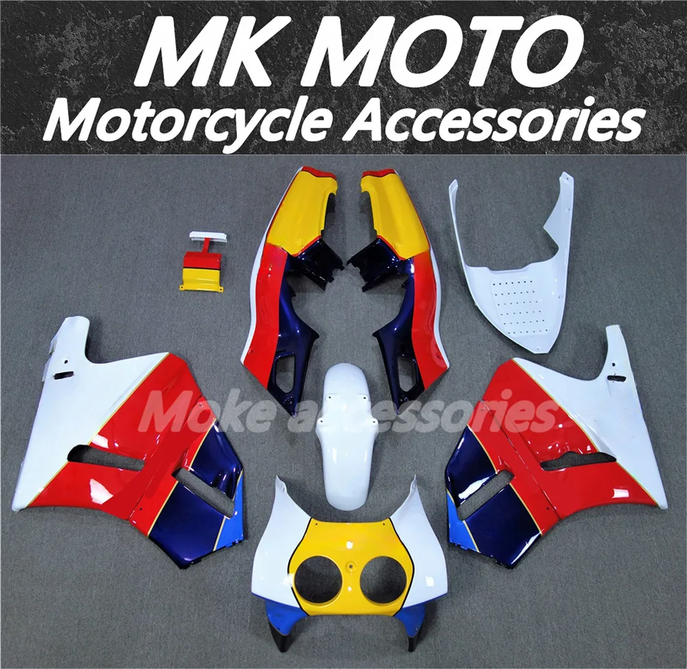 

Motorcycle Fairings Kit Fit For VFR400 NC30 1989 1990 V4 Bodywork Set High Quality Abs Injection Red White Blue