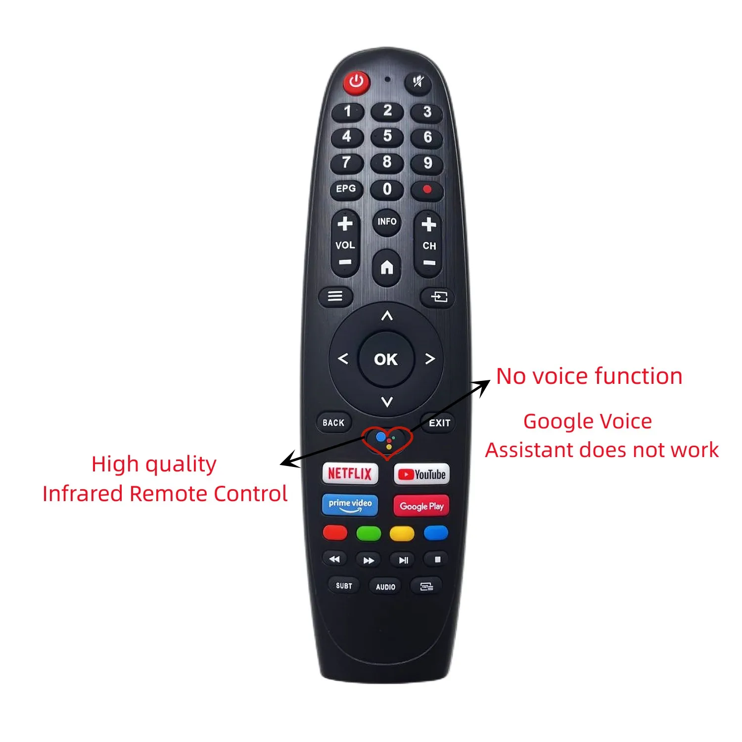 스마트 테크 스마트 TV용 리모컨, 32HA10V3, 24HA10T3, 55UA10V3, 65UA10V3, 75UA10T1, 신제품
