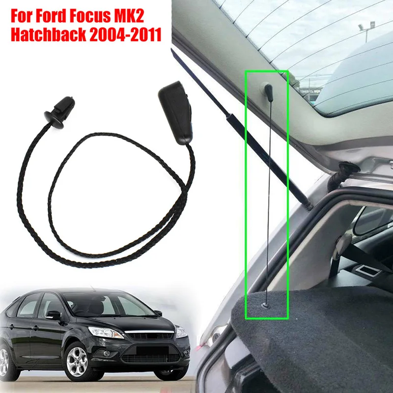 Muslimcar Portellone Posteriore Tronco Parcel Shelf Strap String Per Ford Focus Hatchback Mk2 2004 2005 2006-2011 Fit C-Max Mk1
