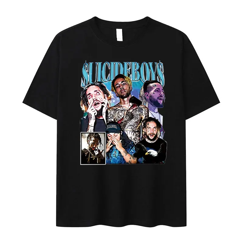 

Футболка мужская оверсайз с графическим принтом, топ в стиле хип-хоп, винтажная тенниска с коротким рукавом, Готическая майка из хлопка, одежда для улицы