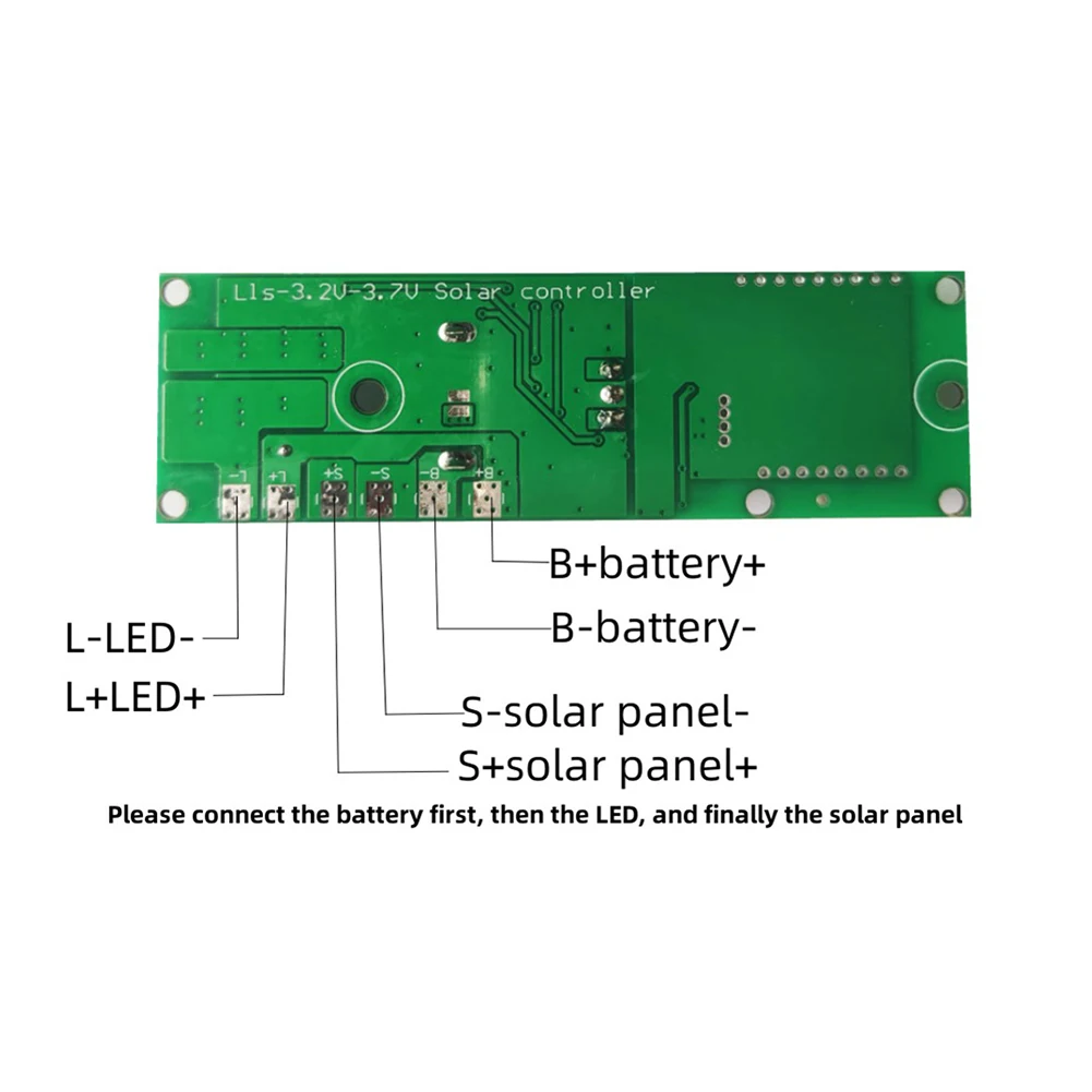 3.2V 3.7V Solar LED Driver Controller Board Microwave Radar Body Induction Solar Light Circuit Board with Remote Control