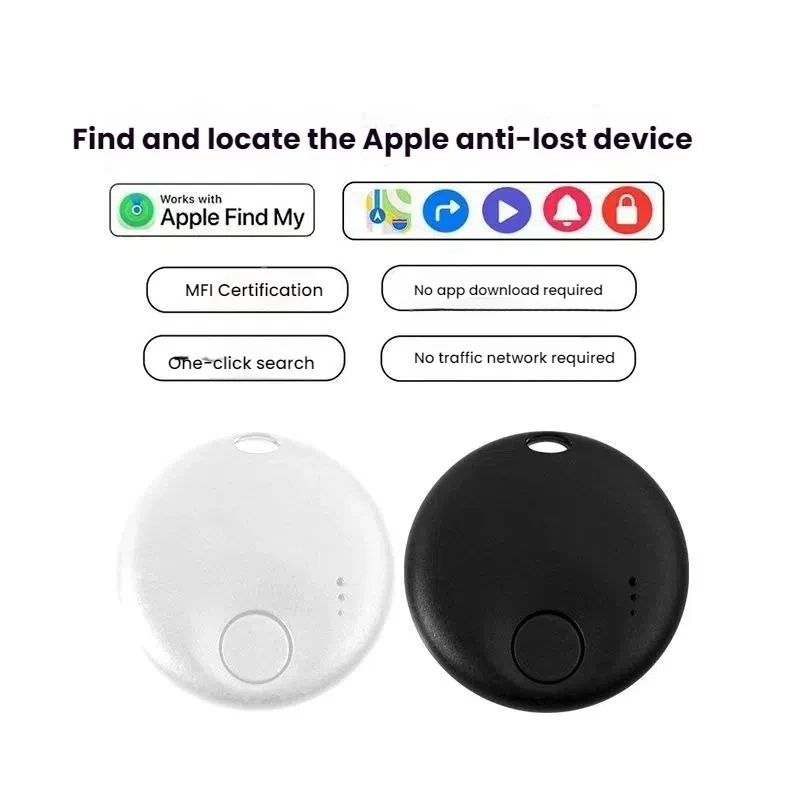 Wireless Bluetooth Smart GPS Tracker for Apple iOS Work with Find My App Key Wallet Anti Lose Reminder Elders Child Pet Locator
