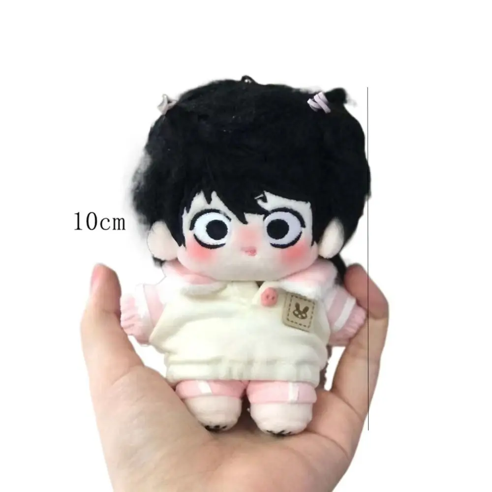 Sweatshirt Cotton Doll Hoodie Plush Stuffed Idol Plush Doll Clothes Cartoon Kawaii 10CM Cotton Doll‘s Clothes Playing House