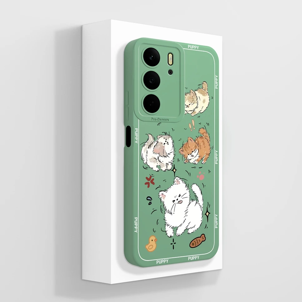 Creative Style Silicone Painted Anti-Drop Protective Phone Case