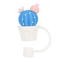 Reusable Silicone Straw Cap - Splash-Proof Drinkware Accessory (7)