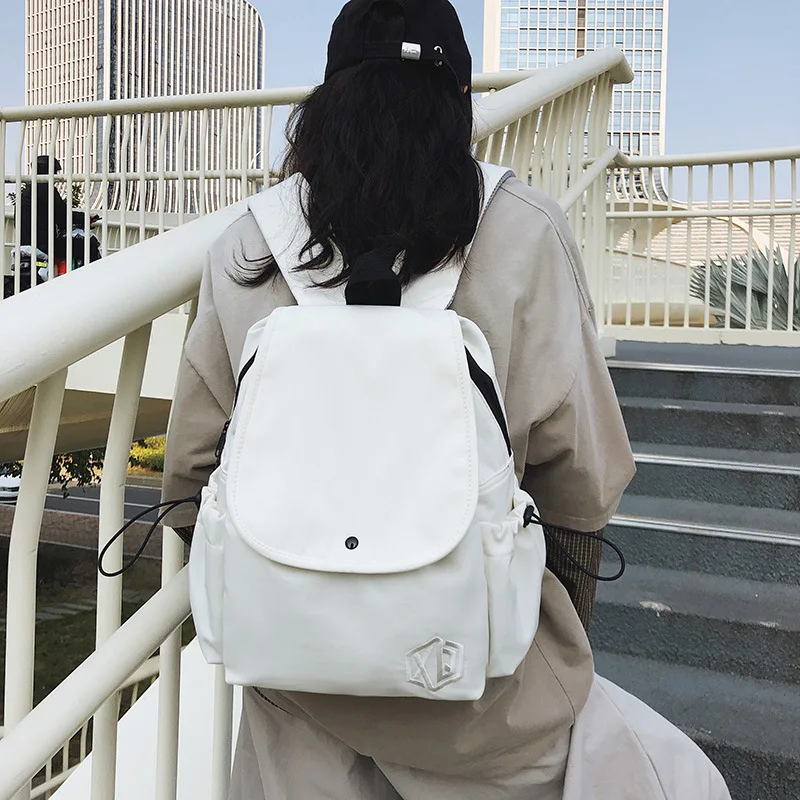 Unique Fashion Women's Double Shoulder Backpack New Simple Casual Outdoor Sports Travel Bag for College High School Students Men