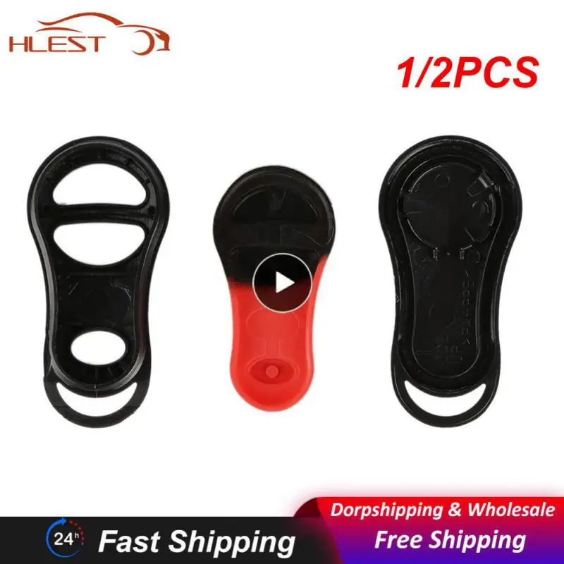

1/2PCS jingyuqin Car Keyless Entry Remote Key Shell Fob Case 3/4 BNT For Chrysler Voyager Cruiser For Dodge Ram Dakota Jeep