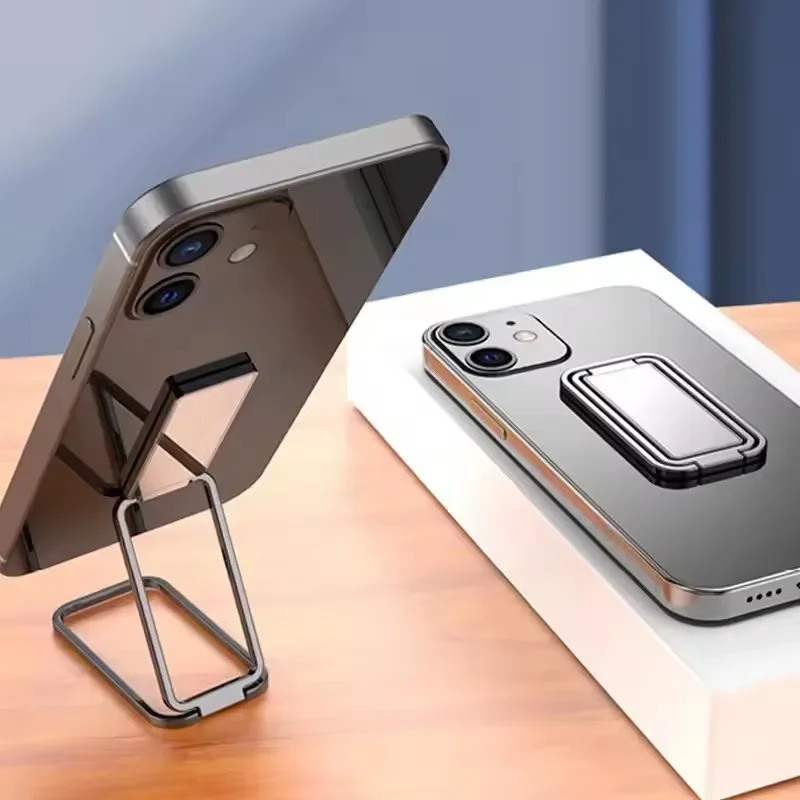 360° Rotating Metal Phone Ring Holder & Foldable Kickstand