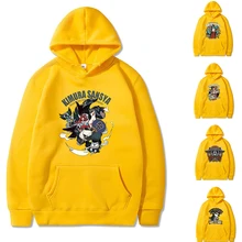 

Fashion Autumn Warm Sweatshirt Men/Women Long Sleeved Samurai Printing Hedging Blouse Tops Pocket Drawstring Pullover Hoodies
