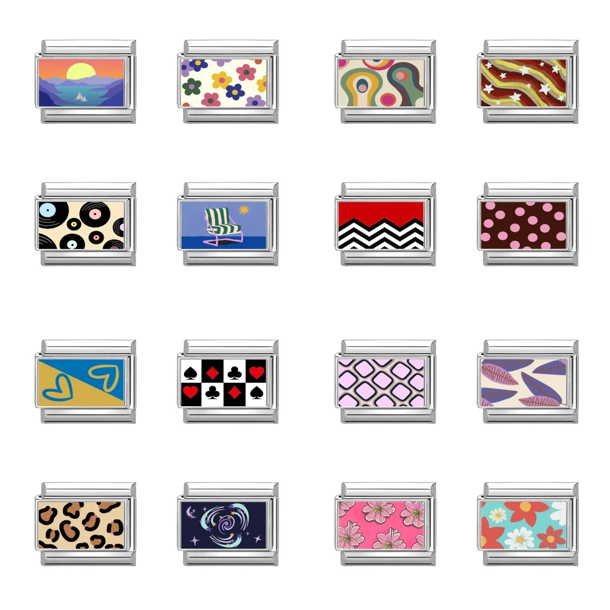 Y2K Glitter Star Tape Stainless Steel DIY Bracelets