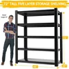3000LBS Heavy Duty Garage Shelving Units and Storage, 5 Adjustable Levels, 48″W Metal Shelving for Garage, 72″H Standing Shelf 2
