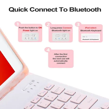 Étui Clavier Pour Xiaomi Pad 6/6 Pro 11" 2023 - AZERTY Français Clavier