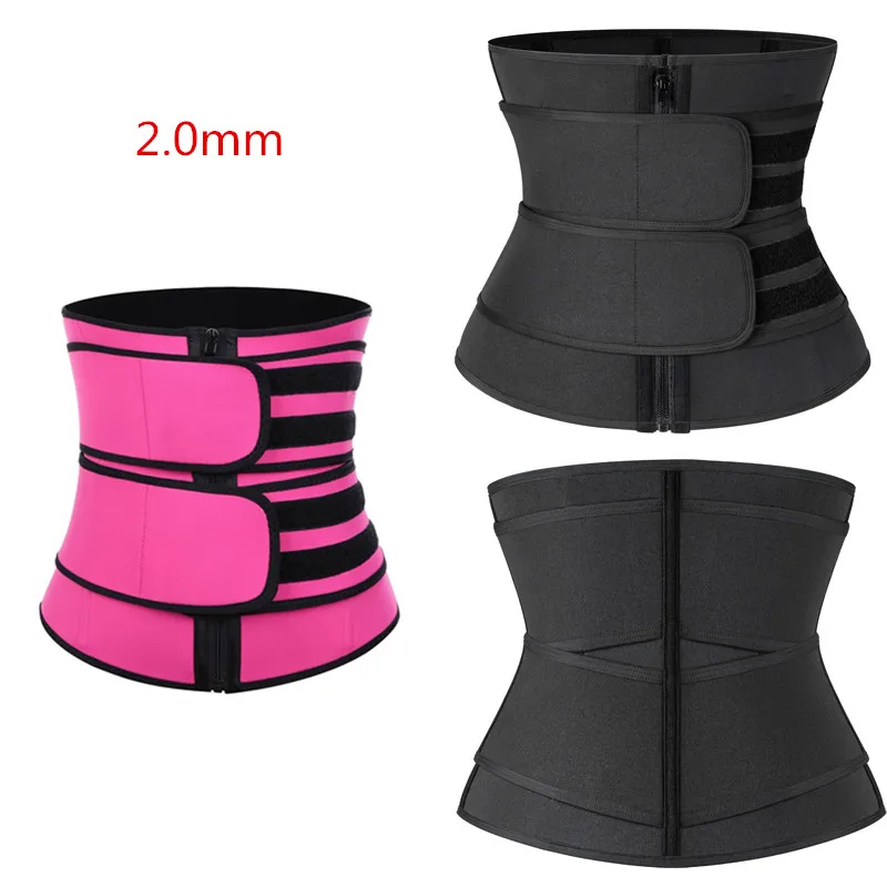 Women Waist Trainer Body Shapers Slimming Sheath Tummy Reducing Shapewear Belly Sweat Strips Sauna Corset Workout Trimmer Belts