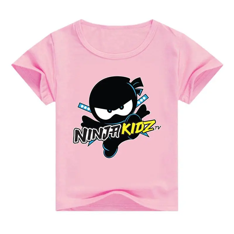 

Boys T Shirt Summer NINJA KIDZ 3D Printed T-shirt Kids Funny Harajuku Fashion Top Boys&Girls Tee tops 2-12 Years