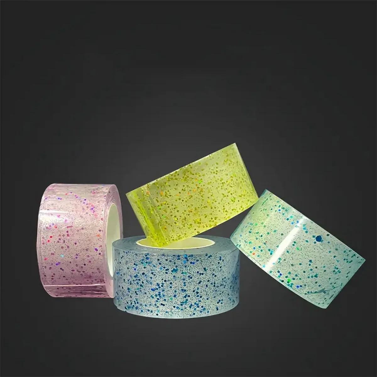 1 Roll Sequins Nano Adhesive Sticky Fun Diy Craft Double Sided Tape Pinch Fun Multifunctional Tape Small, Business Supplie 4