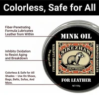 Mink Oil Leather Conditioner Balm for All Leather Products – Natural Odorless Care Cream for Shoes, Boots, Bags, Sofa 3