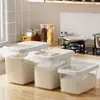 Creative Rice Bucket Tank Moisture-proof Sealed Rice Storage Box Insect-proof Cereal Grain Food Container Kitchen Accessories 2