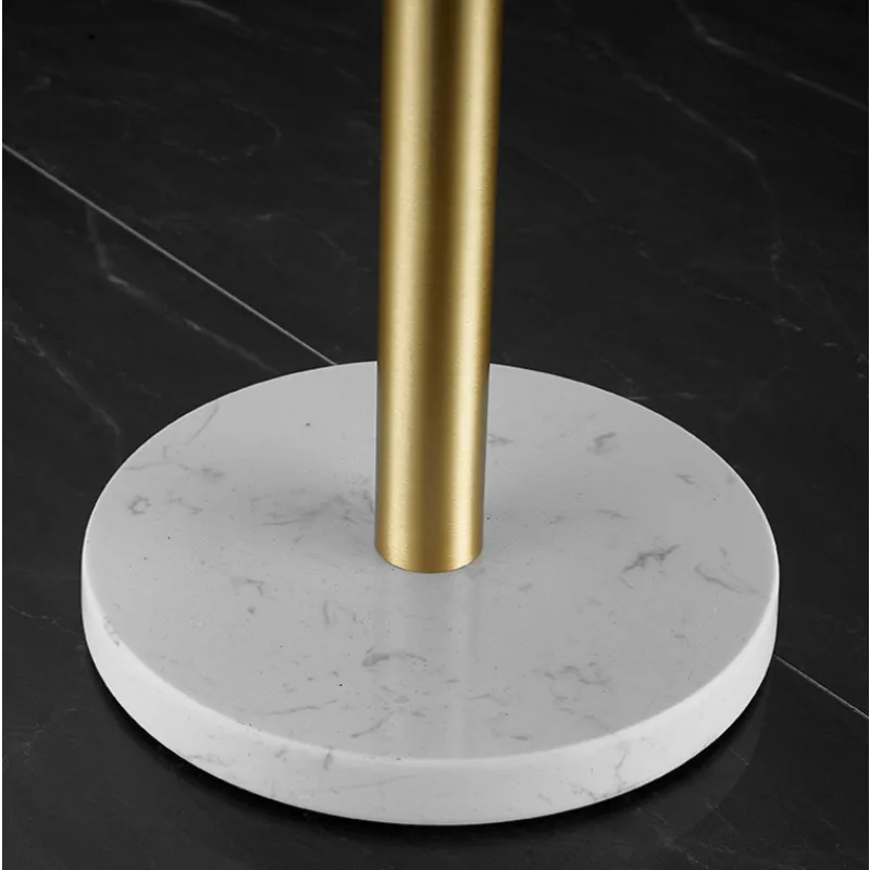 Marble Paper Towel Holder Kitchen Paper Towel Rack Nailing Free Vertical Roll Rack Plastic Wrap Storage Paper towel holder paper towel rack