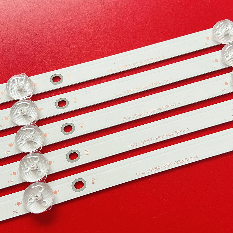 

LED Backlight strip For 55" TV 55pug6513/78 55PUF7065/T3 55HUF6933 55PUF6033 55PUG6513 55HUF6933/T3 CEJJ-LB550Z-9S1P-M3030-K-4