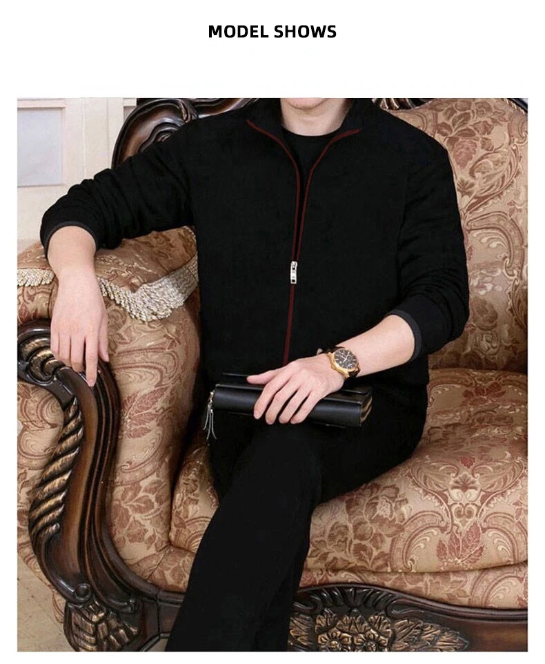 Mens Casual Tracksuits Sportswear Jackets + Pants Two Piece Sets Male  Fashion Solid Jogging Suit Men Outfits Gym Clothes Fitness - Style4u