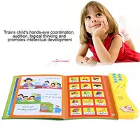 Kids Learning Book Audible Electronic Arabic Language Books Reading Cognitive Study Toys Gift for Toddler, Daycare, Preschool 2