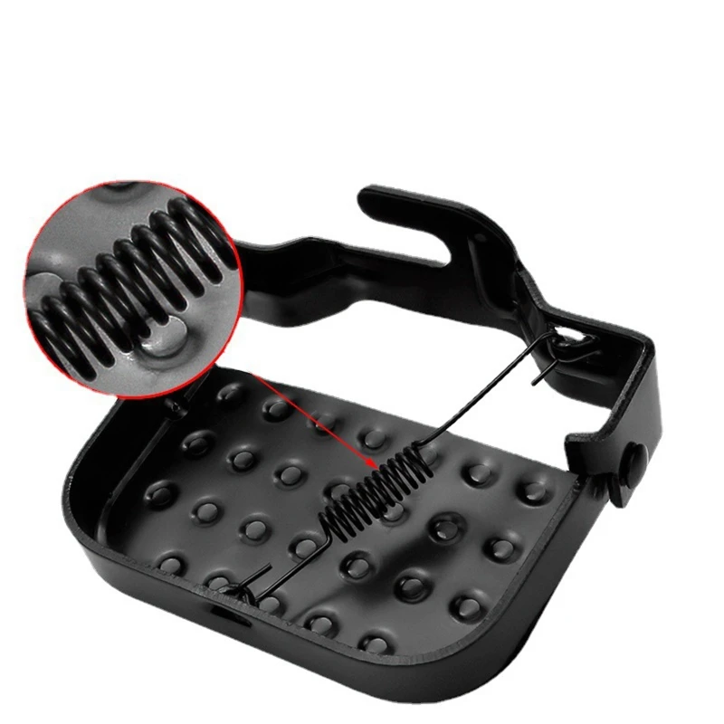 Saterkali 2 Stks Mountainbike Pedaal, Fiets Achter Pedalen Mini Opvouwbare Fiets Pinnen Antislip Fiets Voetsteunen Quick Release Voetplaten Pedalen voor E-Bike Zwart Saterkali 2 Stks Mountainbike Pedaal, Fiets Achter Pedalen Mini Opvouwbare Fiets Pinnen Antislip Fiets Voetsteunen Quick Release Voetplaten Pedalen voor E-Bike Zwart