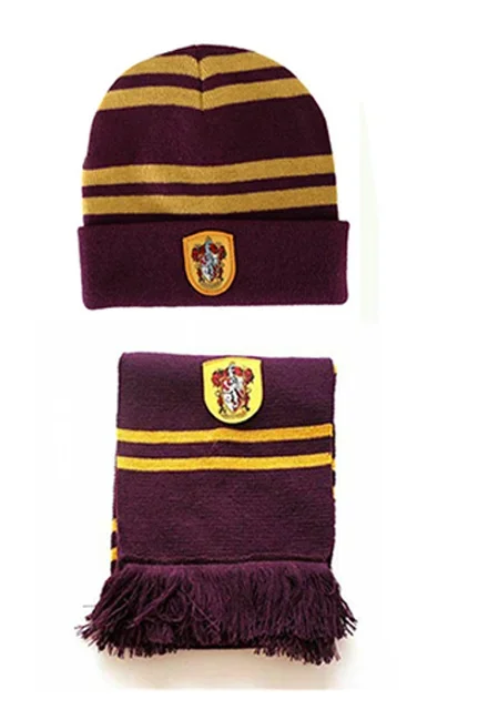 Harri Child&adult Scarf Ravenclaw Hermione Long Scarves Slytherin Hufflepuff Neckerchief for Women Men Boy