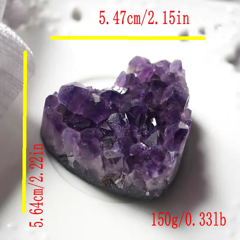 Natural Amethyst cluster, beautiful new original stone decoration, home and office decorations