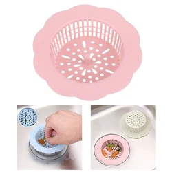 Kitchen Sink Filter Screen Floor Drain Hair Stopper ABS Bathroom Floor Kitchen Sink Round Anti-clogging Sink Strainer