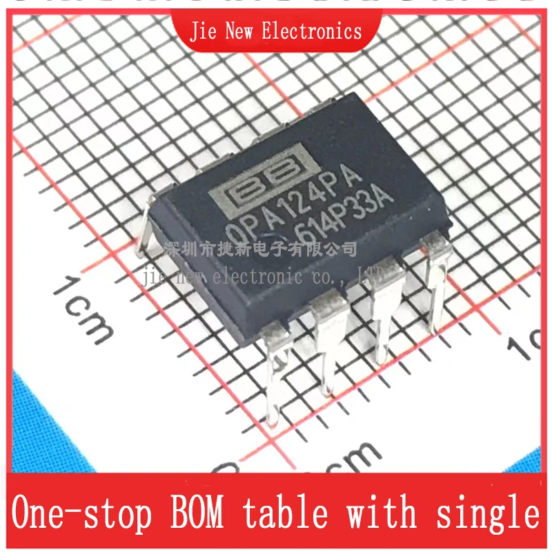 5Pcs Opa124Pa Dip-8 Integrated Circuit New Original Spot Supply