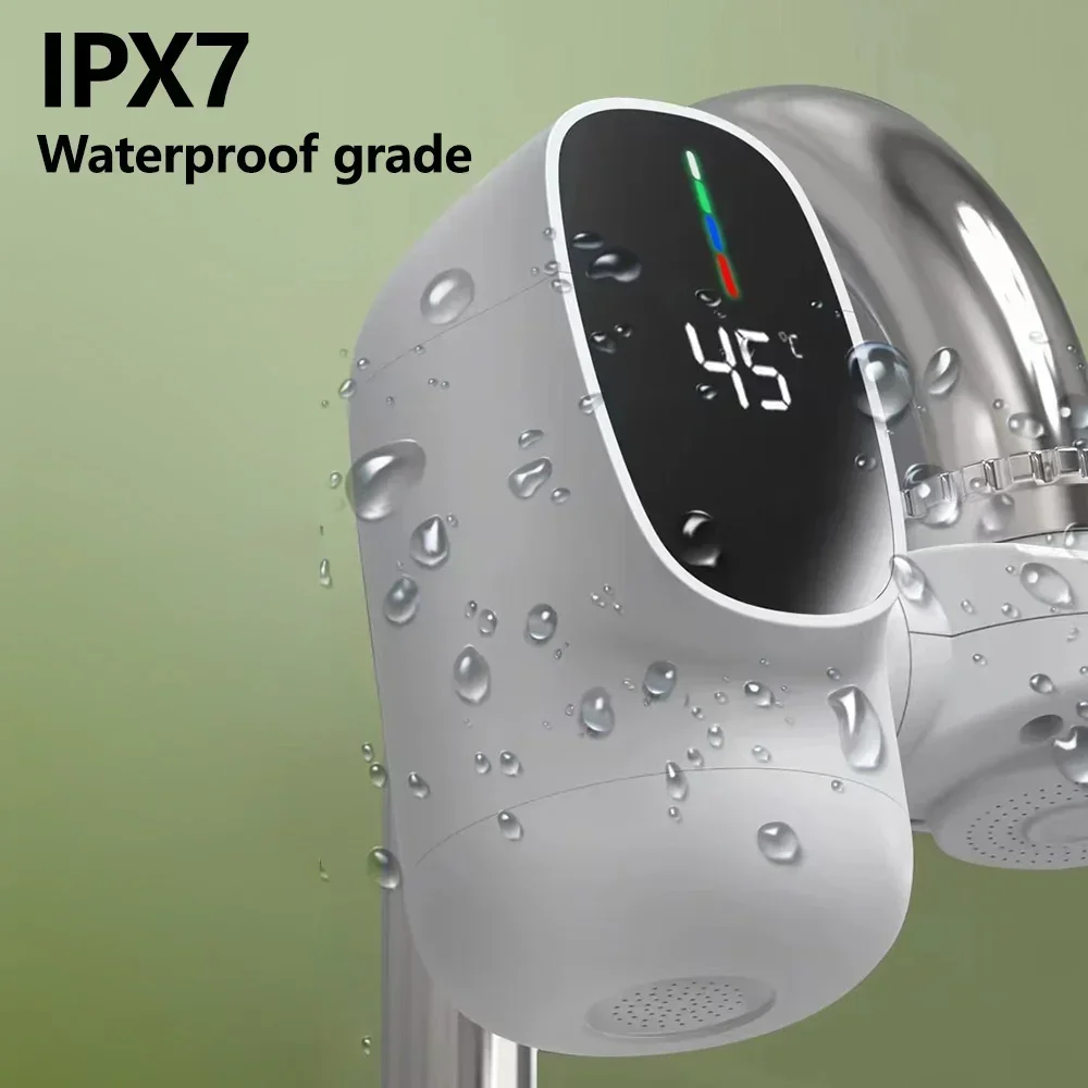 อะแดปเตอร์ก๊อกน้ําห้องครัวเครื่องทําน้ําอุ่นไฟฟ้าทันทีเครื่องทําความร้อนอย่างรวดเร็วจอแสดงผลดิจิตอลเครื่องทําน้ําอุ่นเครื่องทําน้ําอุ่นสําหรับห้องน้ําก๊อกน้ํา 1