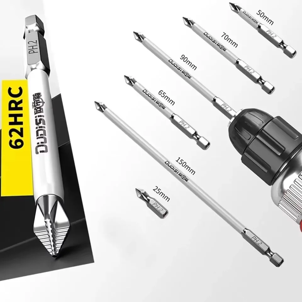Galacok 6/12PCS Magnetic Screwdriver Bit Set 1/4 Inch PH2 Anti-Slip Shockproof Drill Bit Heavy Duty Impact Screwdriver BEST SELLERS Galacok 6/12PCS Magnetic Screwdriver Bit Set 1/4 Inch PH2 Anti-Slip Shockproof Drill Bit Heavy Duty Impact Screwdriver BEST SELLERS