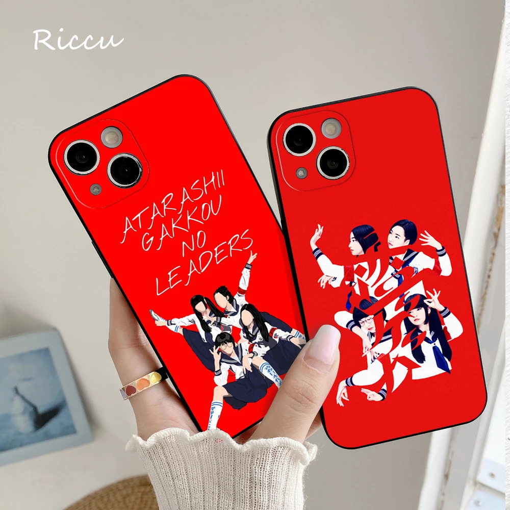 For iphone 13 Atarashii Gakko Phone Case 14 11 12 Pro 8 7 Plus X Pro MAX 13 MINI XR XS iphone 14 13 Soft Cartoon Phone Covers