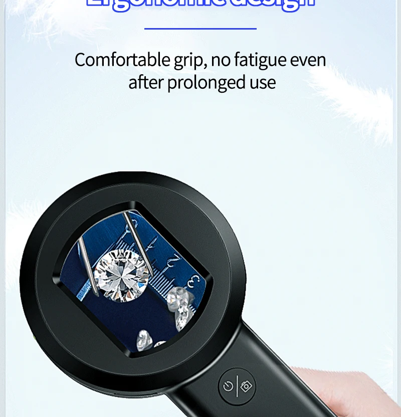 Digital microscope, handheld high-definition electronic magnifying glass for ide