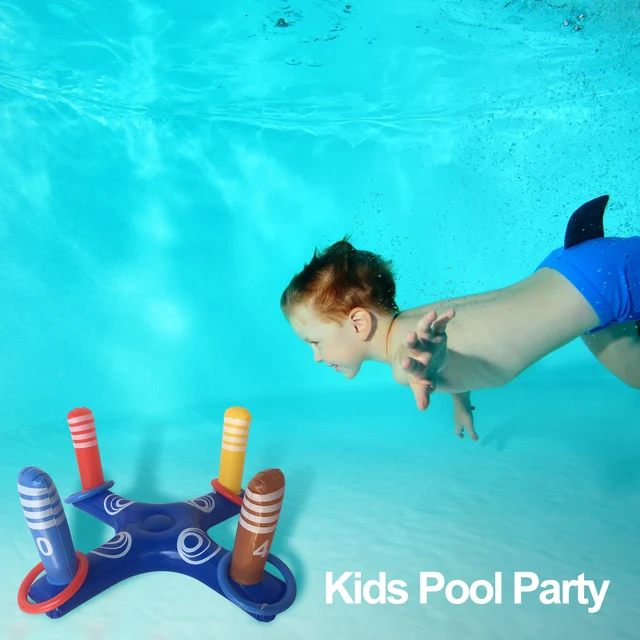 Kid Water Toys Iatable Throwing Ferrule Toy Pool Swimming Pool Fun Parent-child Beach Game Throwing Game 3