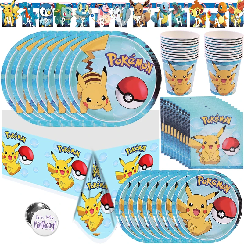 Pokemon Party Favors Birthday Party Decorations Pikachu Paper Gift Bags  Handle Candy Box Baby Shower For Kids Supplies Gifts - AliExpress