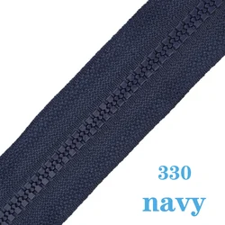 Versatile Resin Zipper - 24 Vibrant Colors, Multiple Lengths, Open Tail Design - 120cm (18)