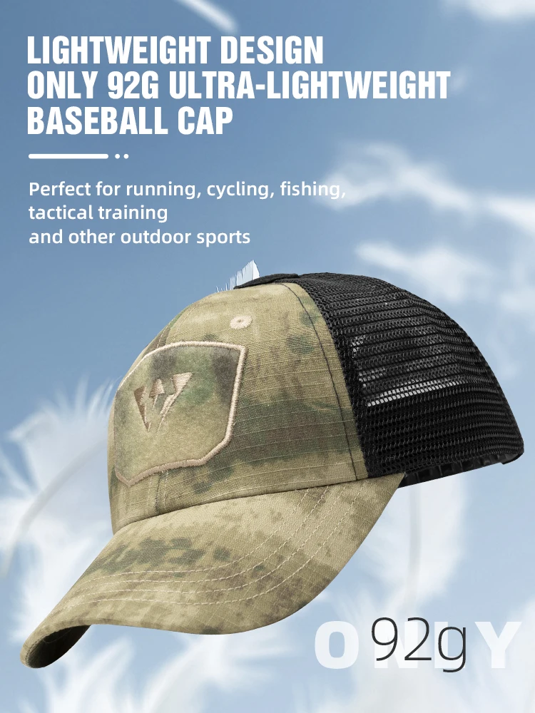 Casquette tactique IDOGEAR unisexe mesh été pour pêche randonnée
